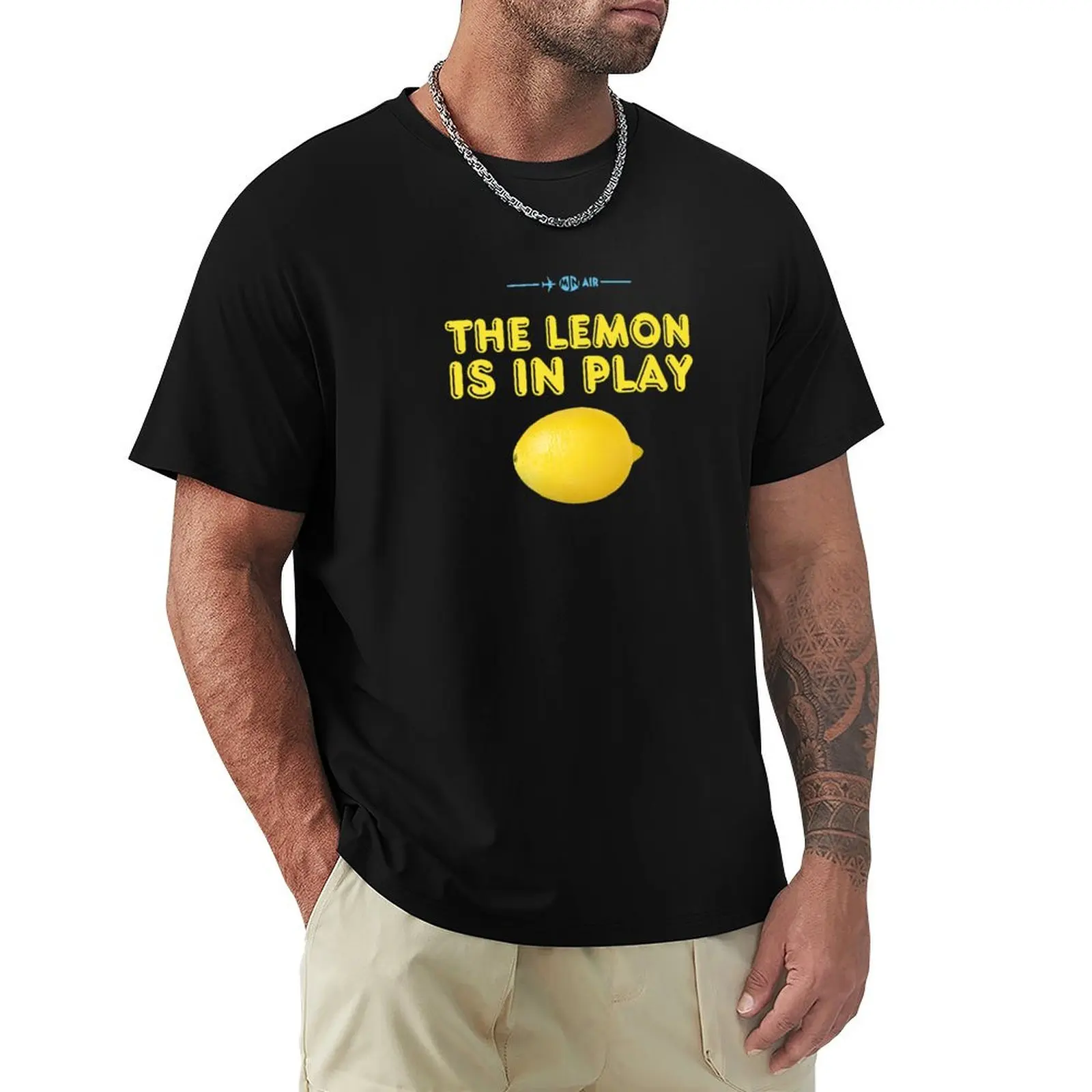 

Cabin Pressure - the travelling lemon is in play T-Shirt shirts graphic tee funny costumes mens cotton t shirts