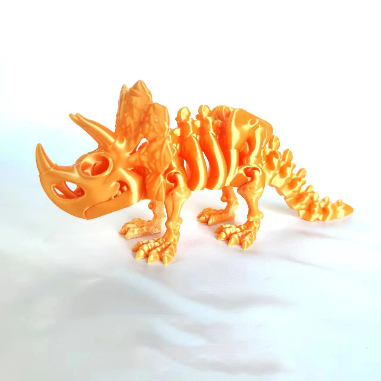 Model szkieletowego smoka z nadrukiem 3D Wieloprzegubowy ruchomy wyświetlacz Figurka akcji Model Zabawka Ozdoba na biurko Nowość Prezent dla dzieci
