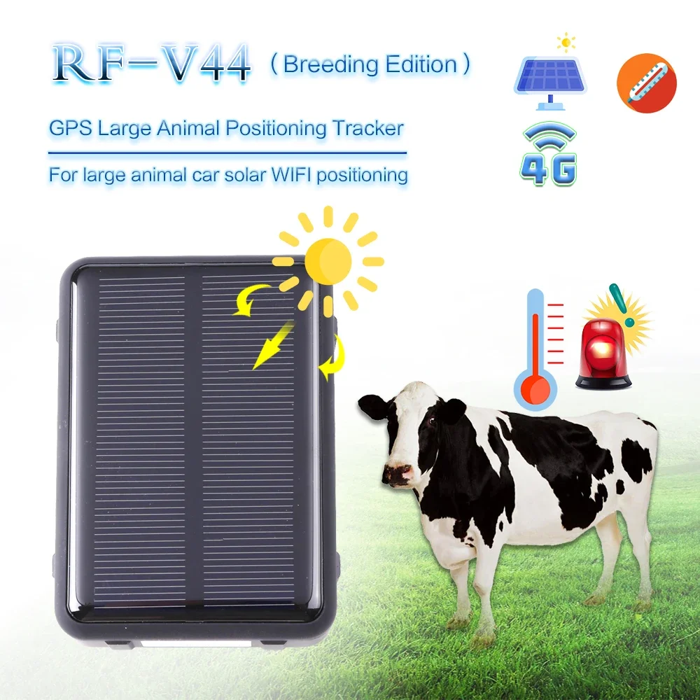 solar energy GPS Tracker 2G/3G/4G  tracking system RF-V44 gps tracking wireless  car tracker supports temperature sensor