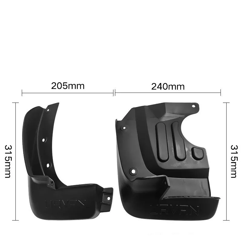 Car Mudguards Mudflaps For NV350 NV350 URVAN 2016 2017 2018 2019 2020 2021 Front Rear Mud Flap Splash JJ367