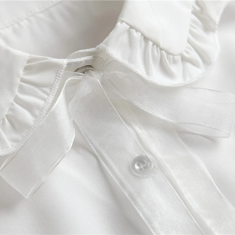 Neues Damen-Spitzenhemd, gefälschter Kragen, abnehmbarer Pilzrand, Revers, halbes Hemd, abnehmbarer Kragen, Krawatten, Schleifen, Krawatten, Zubehör