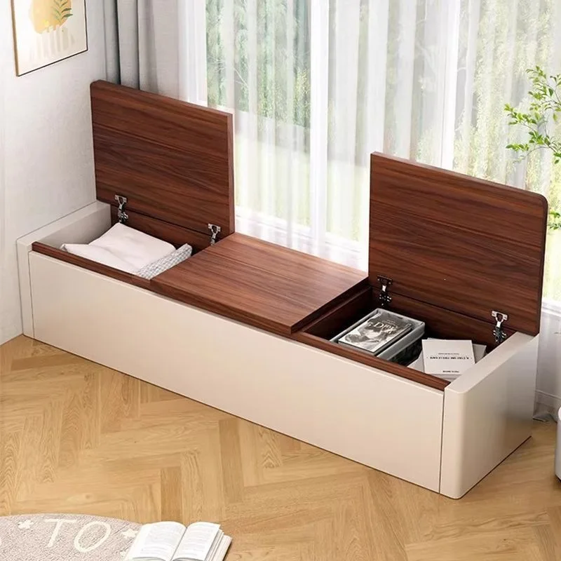Balcony cabinet bay window cabinet floor cabinet package installation bedroom locker window sill storage  tatami