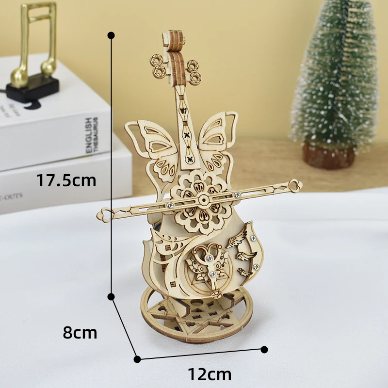 Kleine fabrikanten Groothandel muziekdoosmachine Handgemaakt houten educatief speelgoed gebaseerd op natuurkundige principes