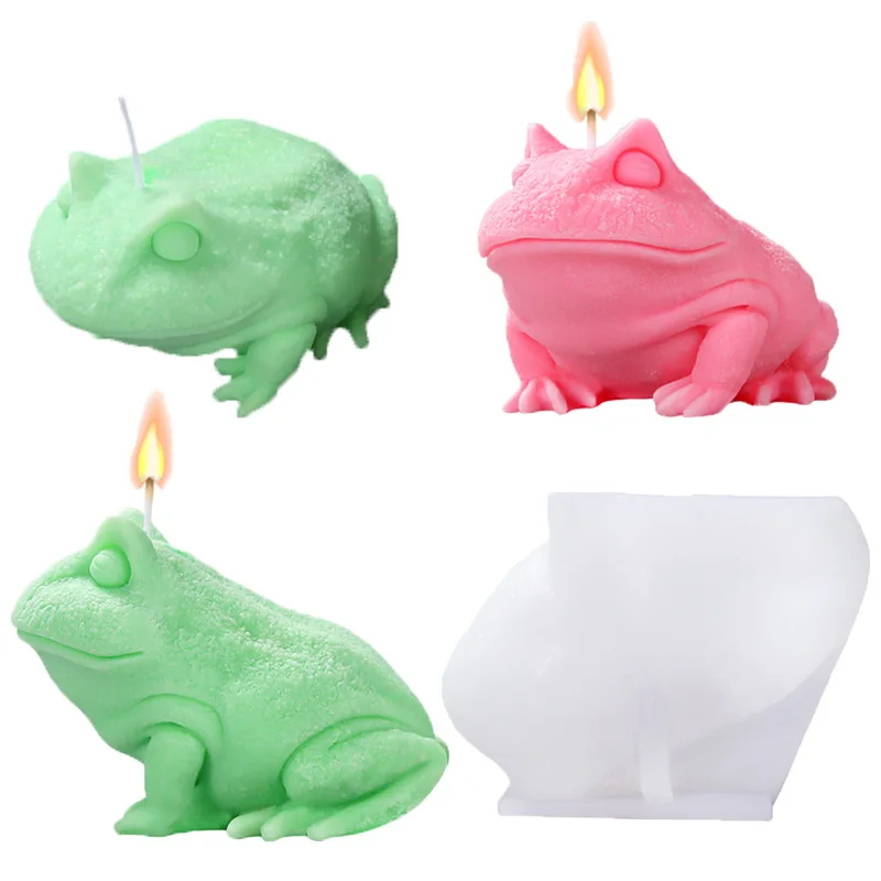 

Силиконовая форма для свечей в виде жабы, форма для свечи в виде лягушки, гипсовая золотая форма для жабы в виде жабы, поделки в виде животных, форма для литья из смолы, форма для свечи, домашний декор