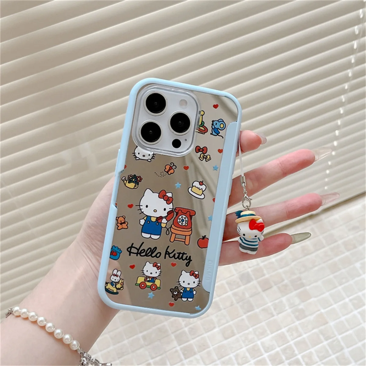 

Sanrio Hello Kitty Flip Slot Card Notebook Phone Case For iPhone 13 14 15 16 Pro Max Cute Cartoon Shockproof Protective Cover