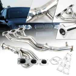 Nagłówek kolektora wydechowego ze stali nierdzewnej do BMW E46 323i 328i E39 Z3 2.5L/2.8L/3.0L NOWOŚĆ