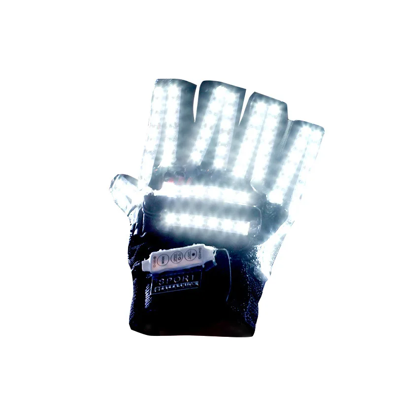 A Pair of LED Luminous Gloves Nightclub Performance Props