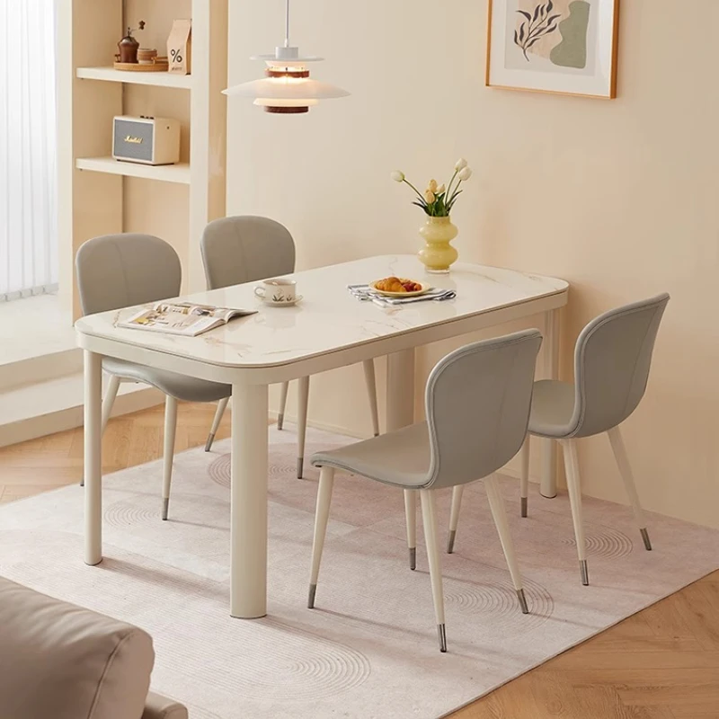 

Romantic Girl Dining Table Luxury Nordic Comfortable Adult Restaurant Table Reception Lounge Designer Muebles Home Furniture