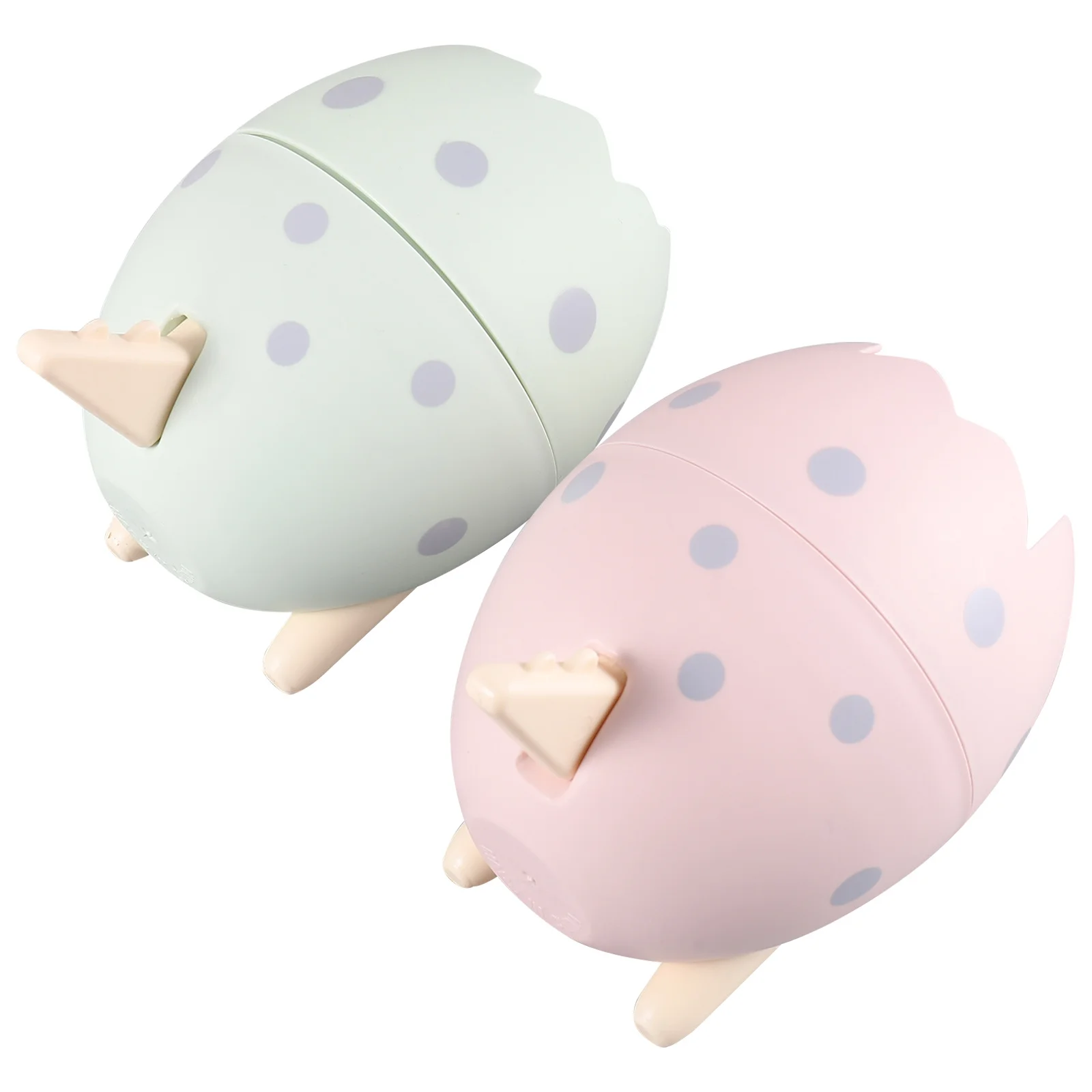 2 قطعة حاملي أقلام بيضة الديناصور لطيف الكرتون قلم رصاص المنظمون سطح المكتب تخزين منظم مكتب حاوية فرشاة للمكياج #4