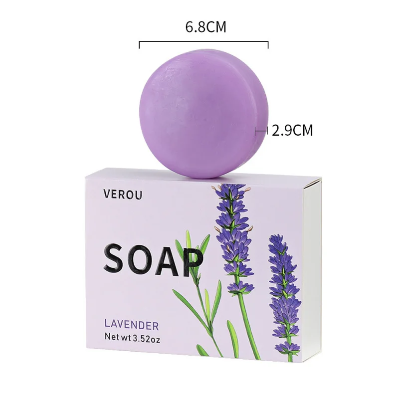 Lavendel 100g biologische essentie lichaamsbadgeur handgemaakte etherische oliezeep