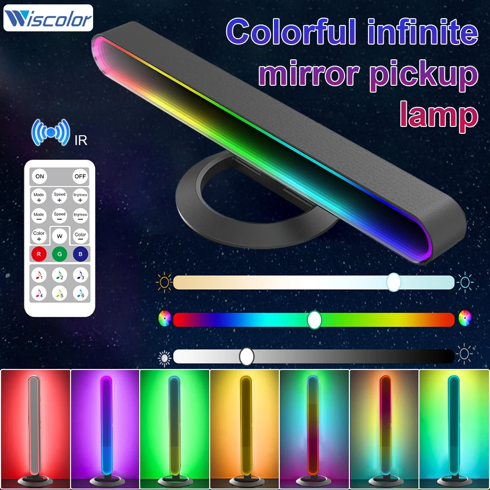 Smart RGB LED Light Bar with Music Sync App Control Lightbar for Gaming Room Bedroom Decor Mirror Light for Alexa Google Home - view 4