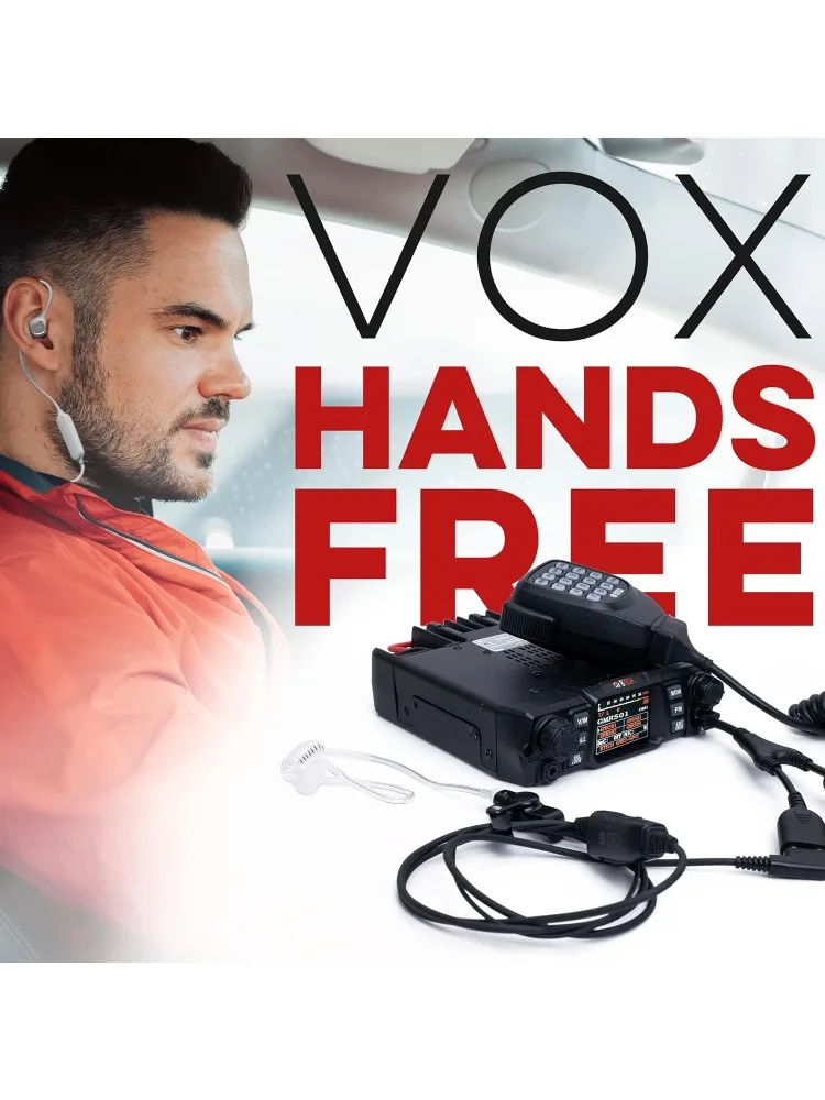 BTECH GMRS-50V2 50W 256 Canali completamente personalizzabili Radio bidirezionale mobile GMRS. Compatibile con ripetitore, scansione dual band (VHF/UHF)