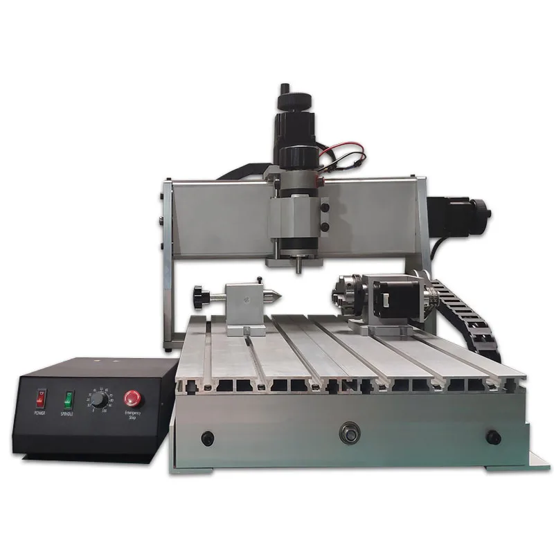เครื่องแกะสลัก CNC 3040 แบบ DIY ลดราคาพิเศษ มินิ CNC 3 แกน พร้อมแกนที่ 4 สำหรับงานไม้