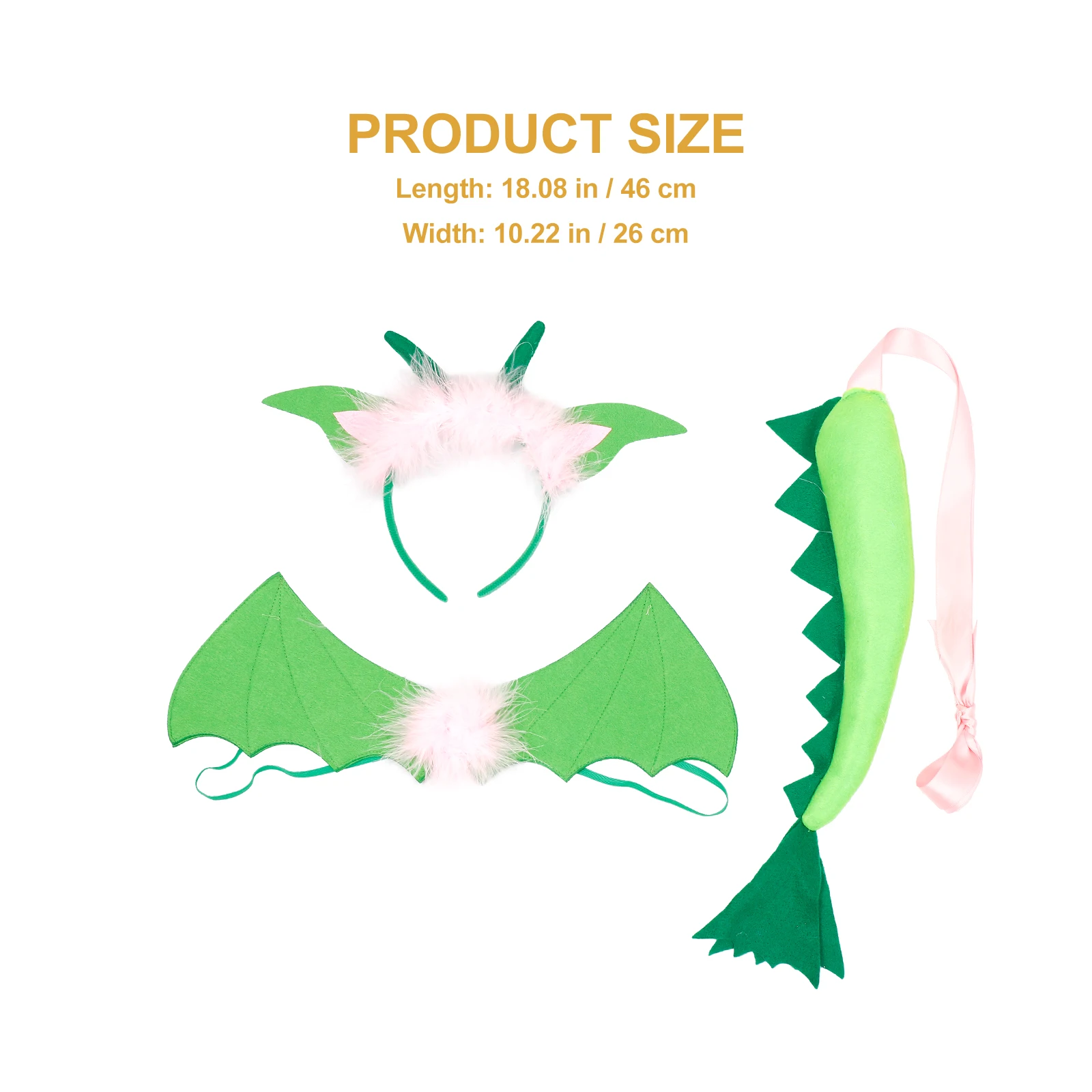 

1 set 1 Set Dinosaur Tail Headband Costume Party Dress Up Props For Halloween Carnival Festival Cosplay Dinosaur Wings