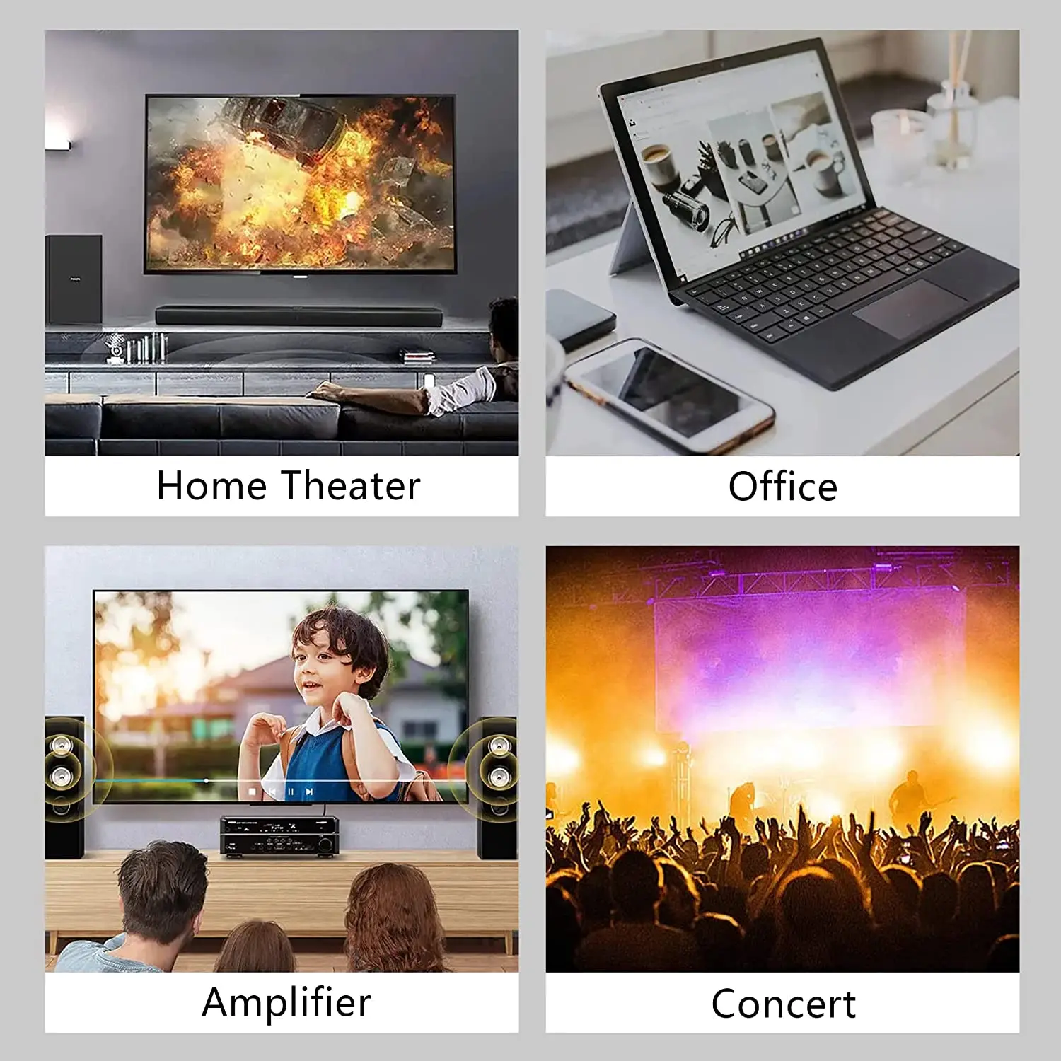 3.5 ملم 1/8 بوصة ستيريو أنثى صغيرة إلى 2 ذكر مزدوج RCA 90 درجة محول الزاوية اليمنى كابل الصوت Y للتلفزيون والهواتف الذكية والأجهزة اللوحية ومكبر الصوت