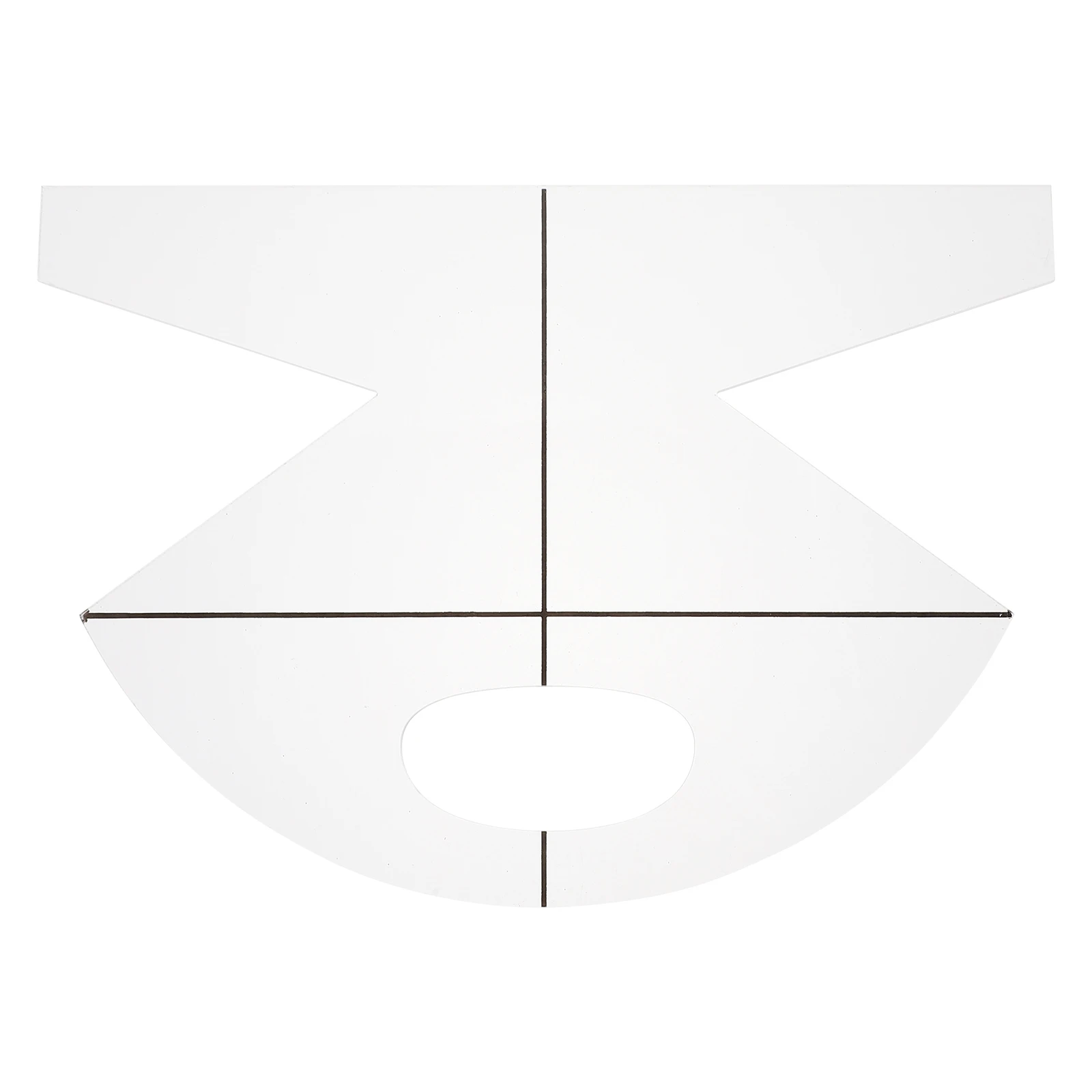 

Ruler Sewing Template Hand for Acrylic Cookie Basket Bag Templates Patchwork Transparent Slotted Quilting