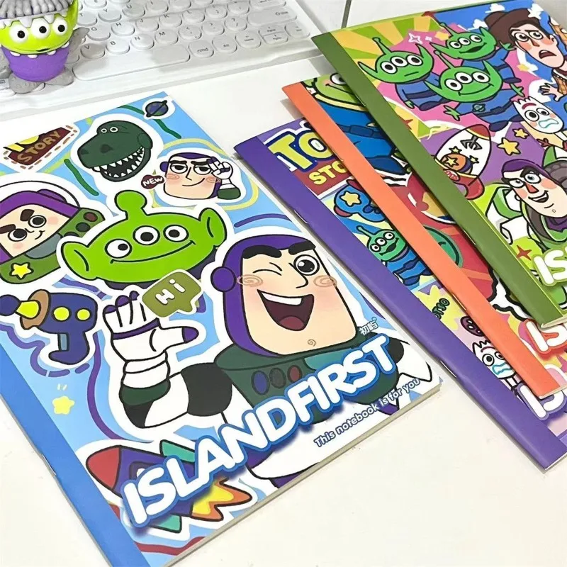 Toy Story Woody Buzz Lightyear Cartoon Animation Creative Notebook Cute High-Looking Notepad for Male and Female Students