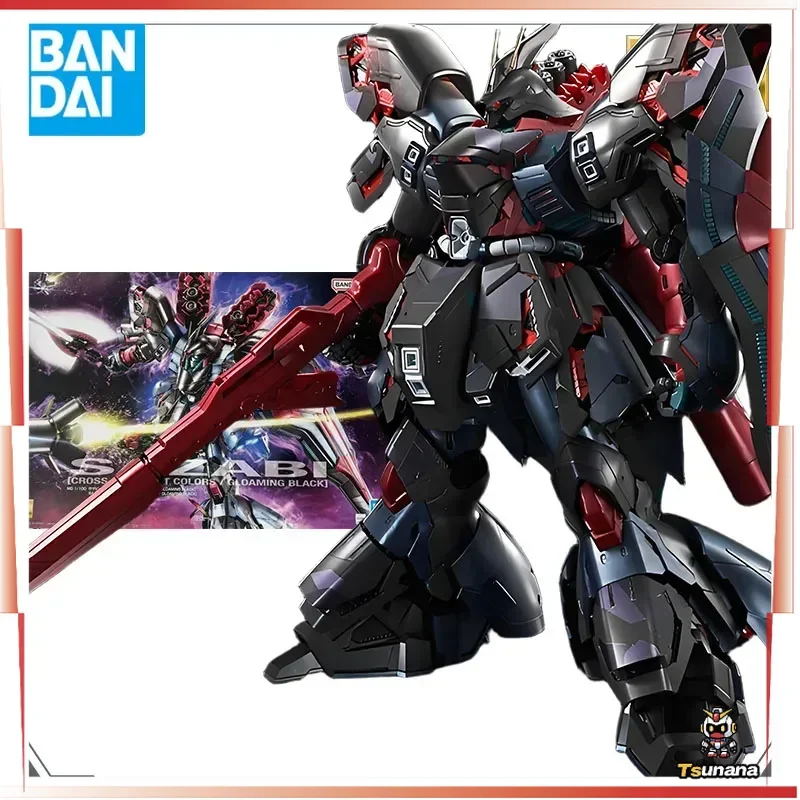 

Bandai Original MODEL KIT GUNDAM MG SAZABI [CROSS CONTRAST COLORS/GLOAMING BLACK] 1/100 Anime Action Figure Assembly Model Toys