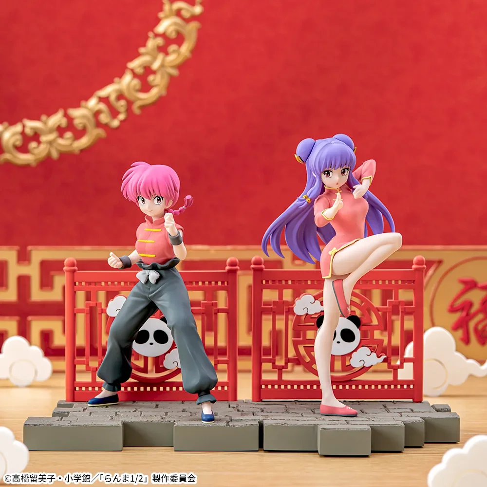 [Auf Lager] Original Sega Luminasta Ranma 1/2 Tendou Akane Shampoo Saotome Ranma Tisch Dekoration Anime Figuren Modell Spielzeug geschenke