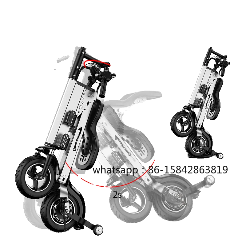 

48V large power folding electric vehicle convenient electric scooter adult travel ultra-light portable driving two wheels