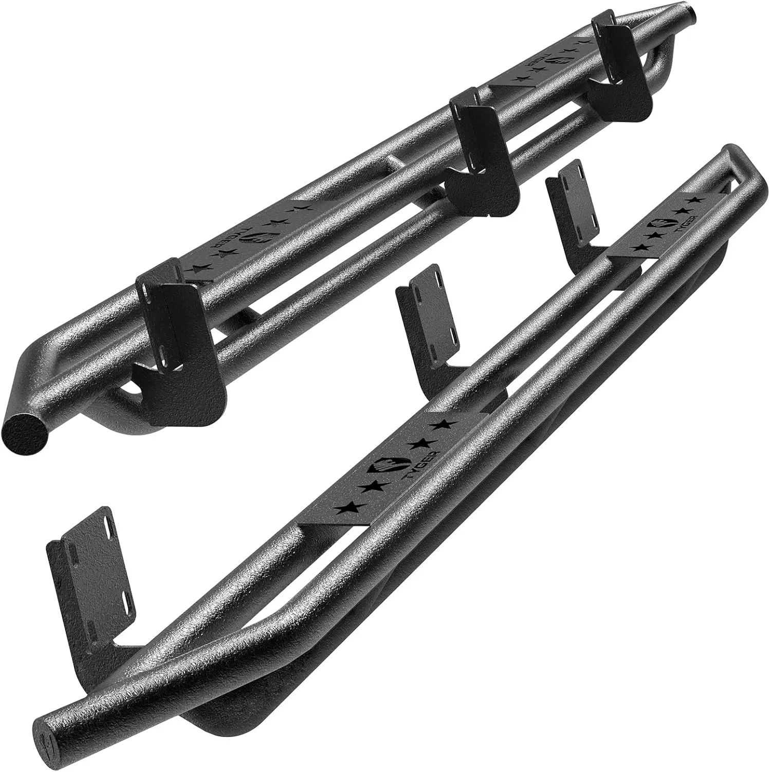 Auto Star Armor Compatible with 1999-2016 Ford F-250 / F-350 Super Duty | Supercrew Cab | TG-AM2F20098 | Side Step Rails N