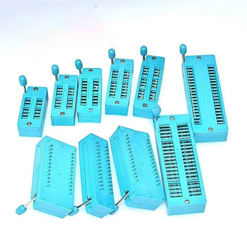 5 قطعة IC قفل المقبس IC قفل اختبار المقبس IC المقبس النحاس 14P/16P/18P/20P/24P/28P/40P