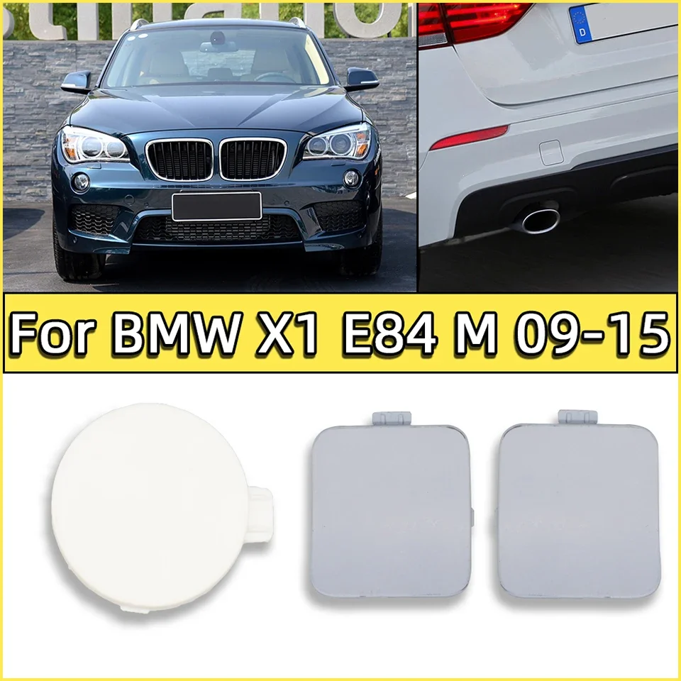 

For BMW X1 E84 E84LCI M-Sport 2009-2015 Front Rear Bumper Towing Hook Cover Garnish Hauling Cap Painted 51118049932 51127845543