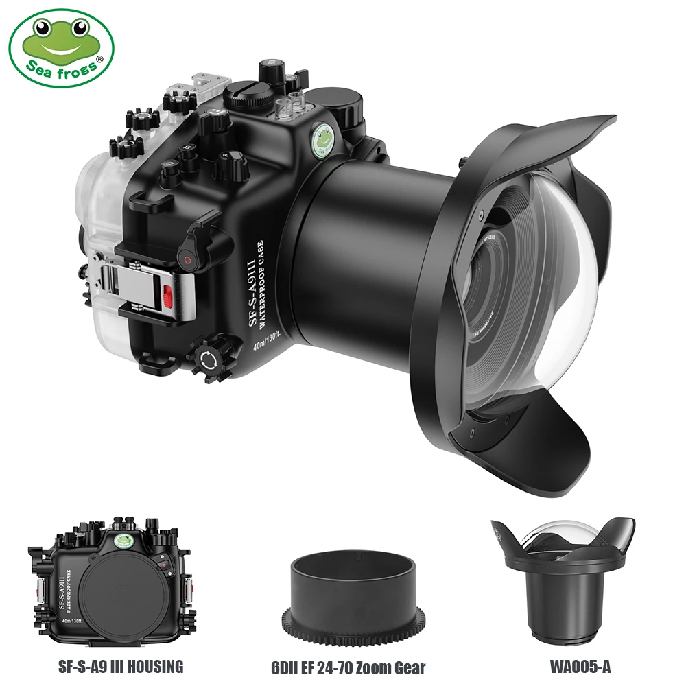 SeaFrogs 40M/130FT UW housing with 6