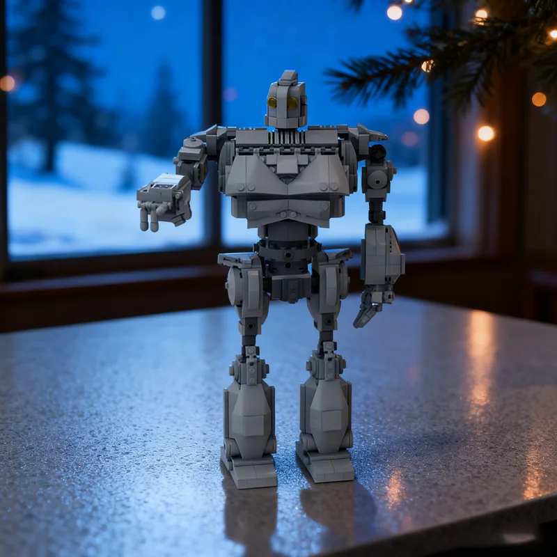 

817pcs MOC The Iron Giant Database Setsed Model Building toy blocks Christmas gifts creative idea Education Brick Kids Birthday