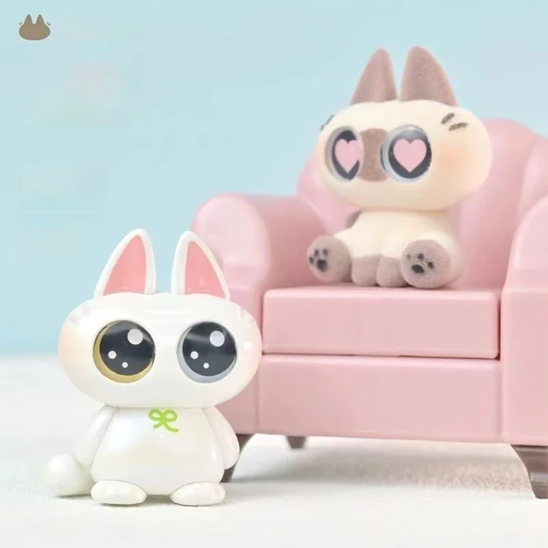 New Azuki San Siamese Cat Blind Box 1st Series Mini Figurine Cute Toy Doll Collection Figure Azuki Desk Decor Kids Birthday Gift