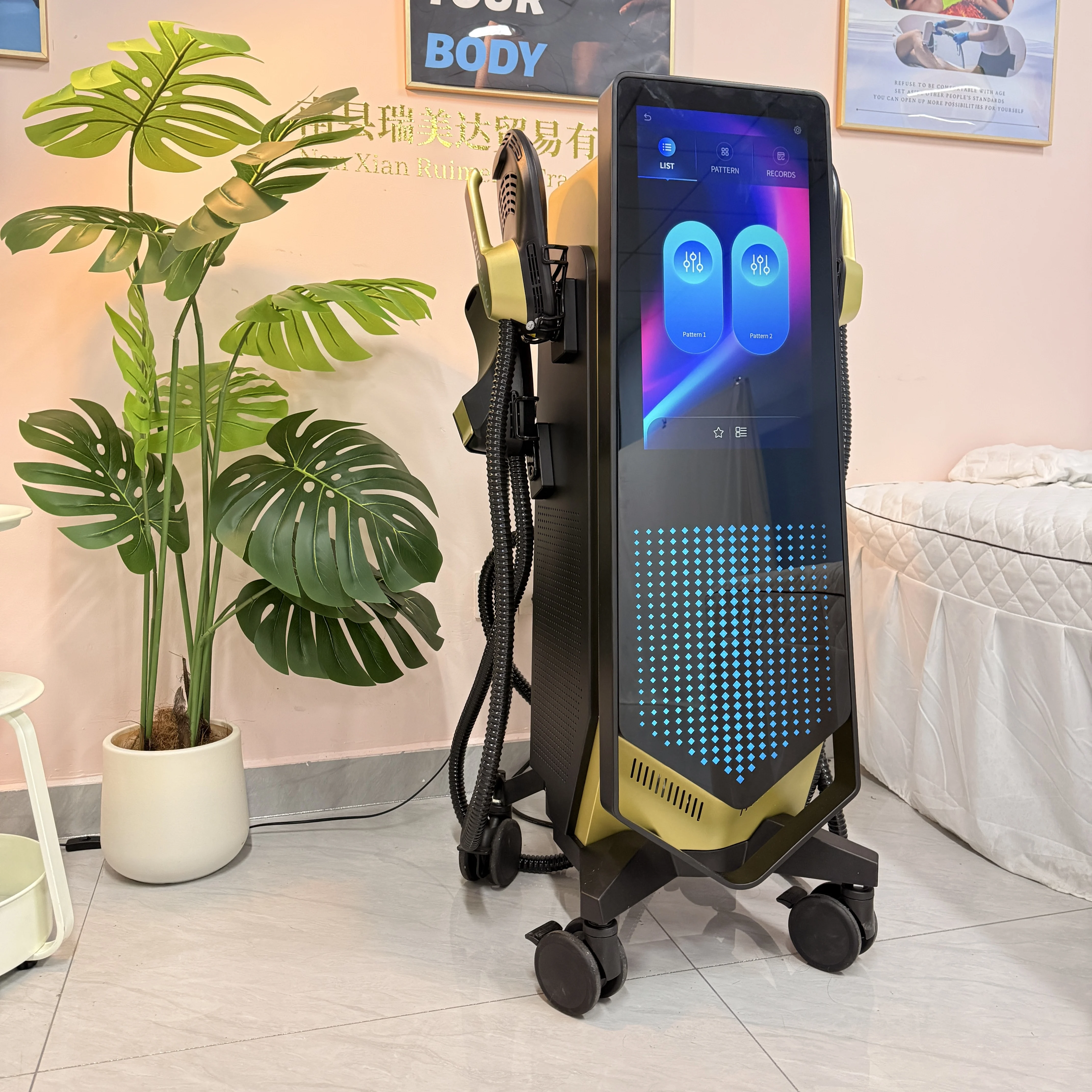 

MyoSlim 6500W RF EMS Body Sculpting Machine - Hi-emt Technology - Professional Fat Burning & Muscle Toning Equipment