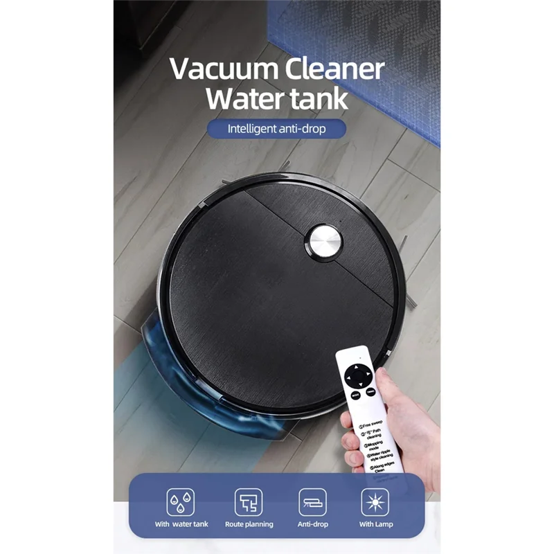 

A39T-Интеллектуальный подметальный робот с резервуаром для воды, малошумный, против запутывания, идеально подходит для ежедневной уборки