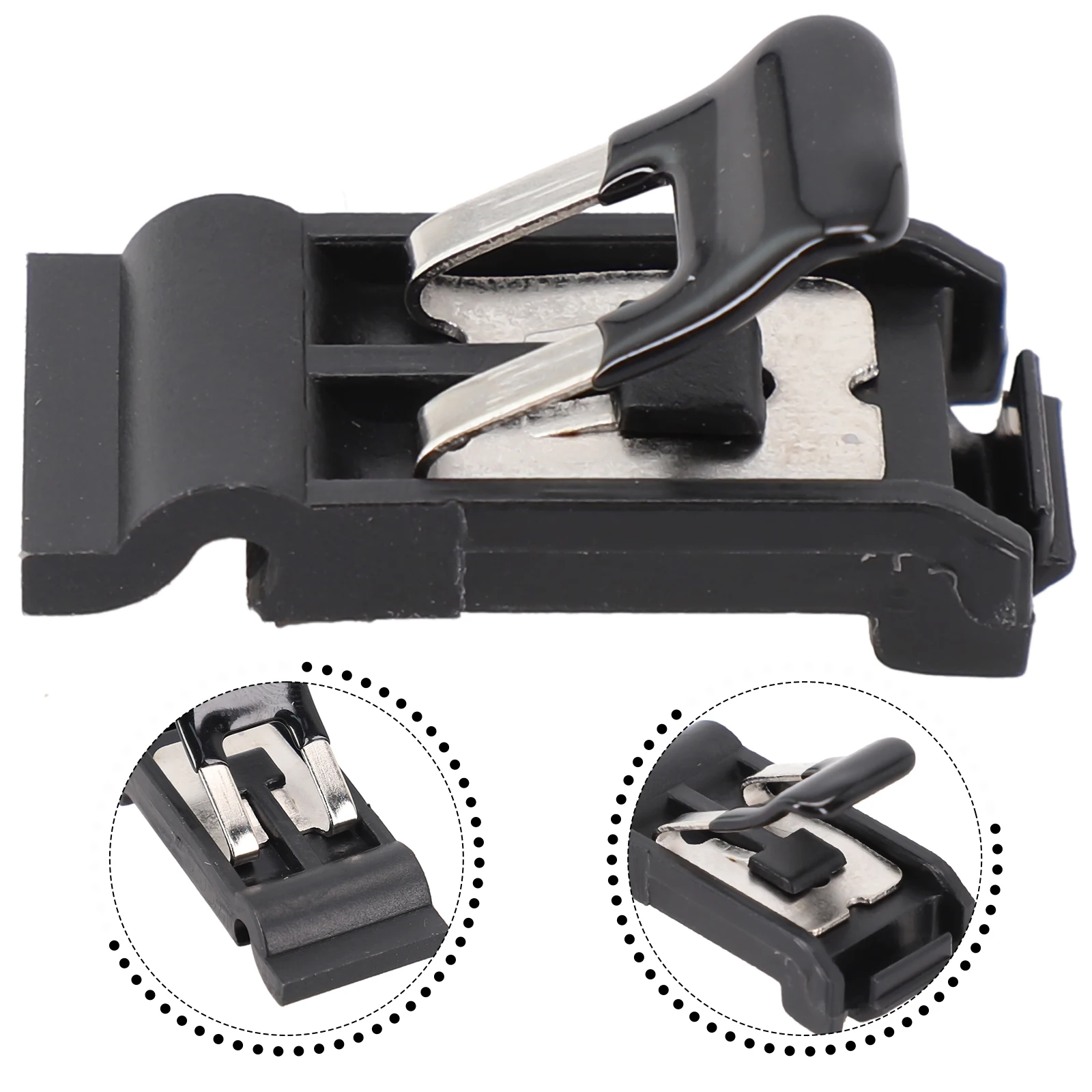 Door Hinge Spring Fuel Filer Clip-On Door Cover Easy To Install Replacement Black Car Accessories 77360-30070 For Lexus Model