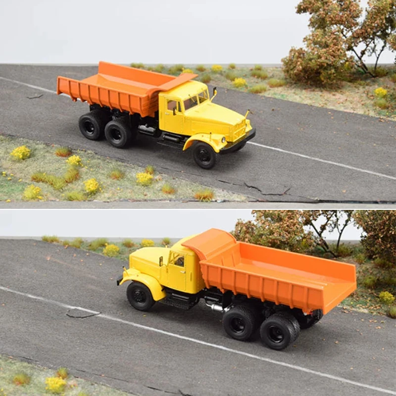 Масштабная модель карьерного самосвала Краз-256Б1 (6x4) в масштабе 1:43, имитация из сплава, статическая коллекционная модель, игрушка, подарок, сувенир
