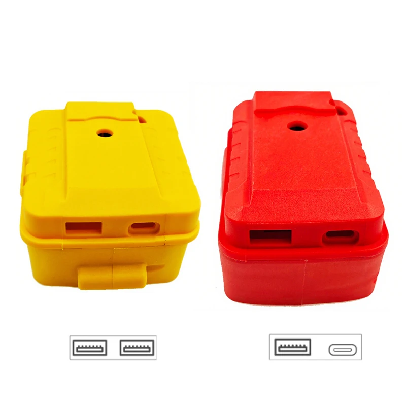

Адаптер аккумулятора для аккумулятора Dewalt/Makita/milwaukee18V с USB-зарядным устройством и зарядным устройством источника питания TypeC Портативный преобразователь блока питания