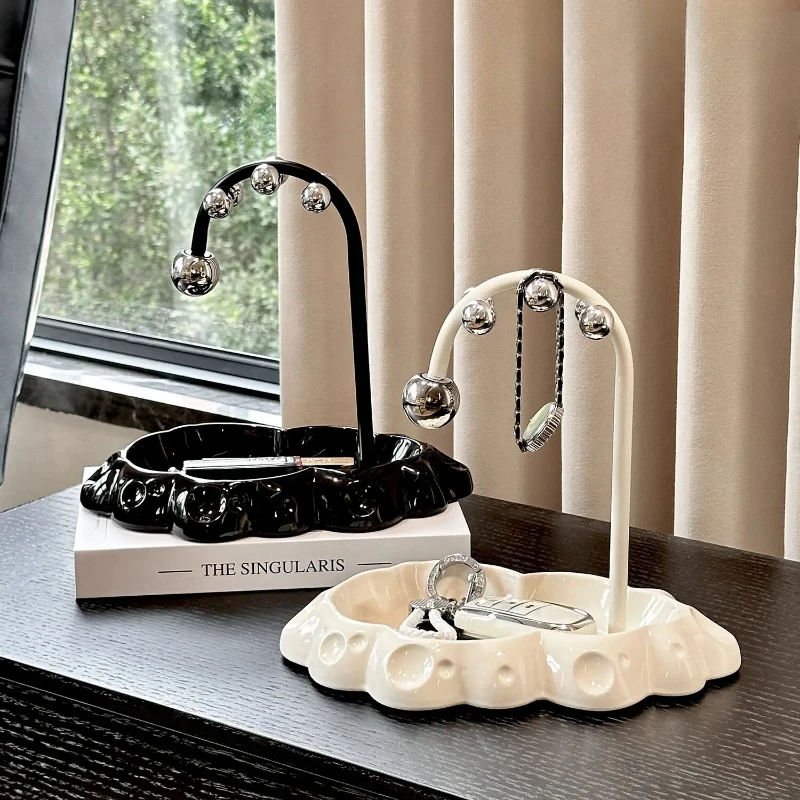 

Ceramic Shelf Exquisite Entryway Accent Creamy Elegance For Key And Watch Organization A Symbol Of Welcoming Serenity