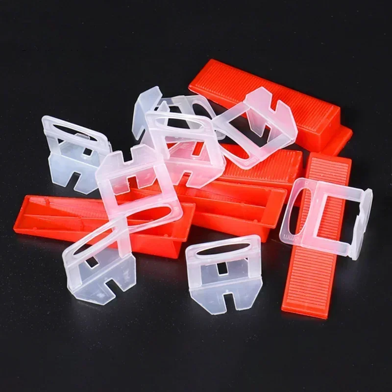 Parts Tile Leveler Leveling For 100pcs Tile Tools Construction Leveling Clip System Base Laying Tile