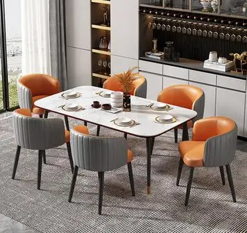 Nordic Light luxury dining chair family modern simple stool back hotel restaurant desk business meeting table chair