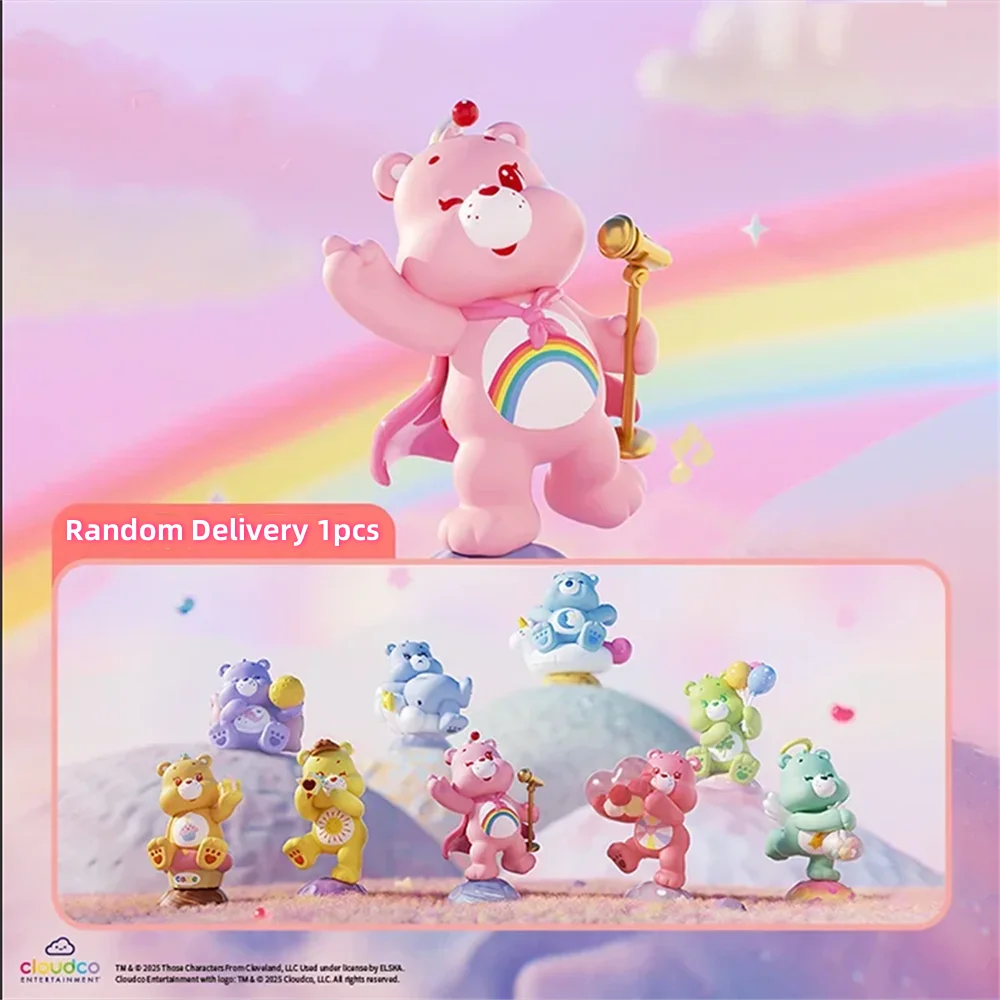 

MINISO Care Bears Healing Planet Series Blind Box Random 1PC Anime Figures Cute Model Toy Home Decor Birthday Kid Adults Gift