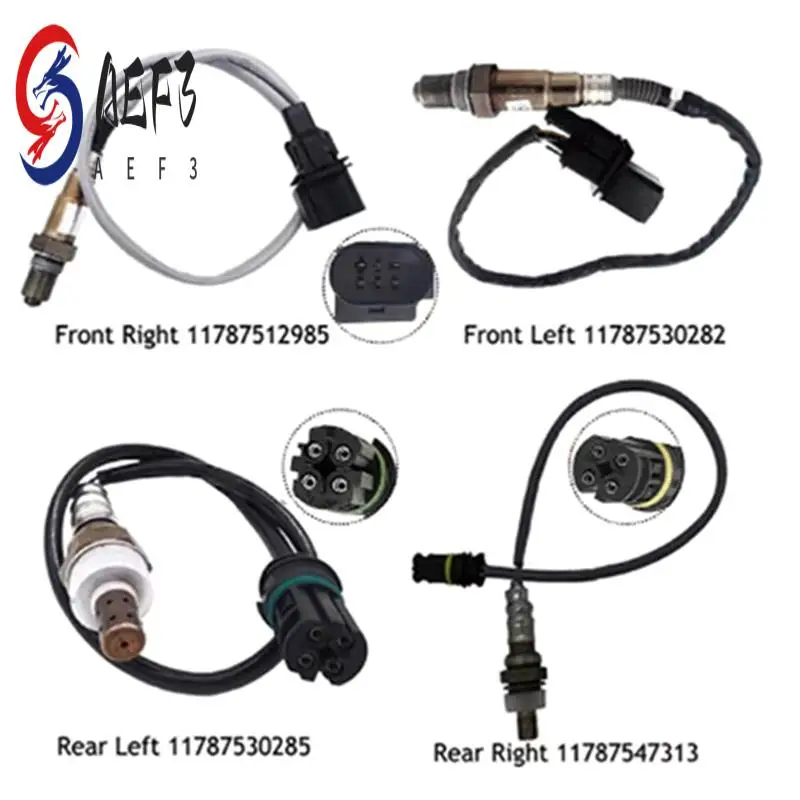 

AEF3-4Pcs Up+Downstream Lambda O2 Oxygen Sensor For BMW E87 120I E90 320I E91 11787530282 11787512985 11787530285 11787547313