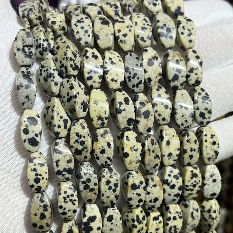 Natural Piebald Stone Over Beads Gemstone Loose Beads 15