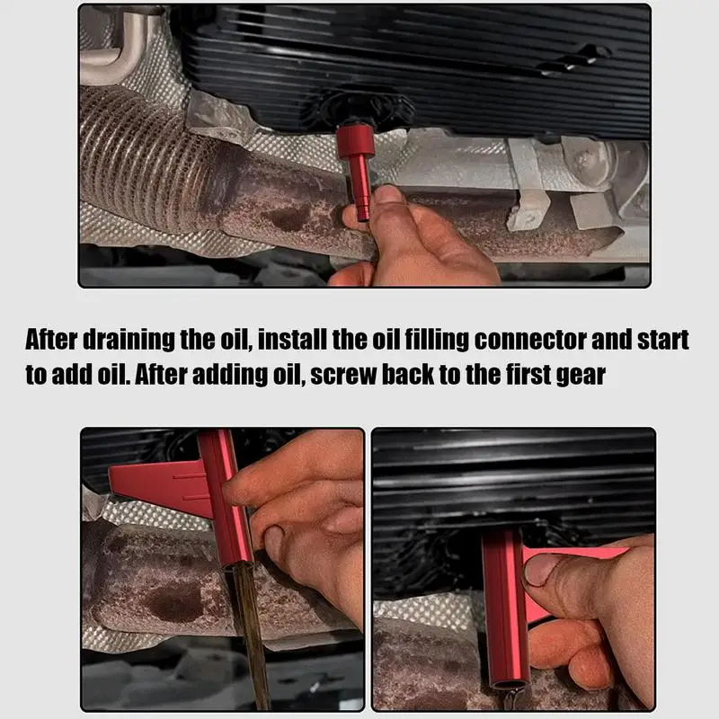 

For Benz Transmission Oil Filling Tool Metal Oil Draining Tool Transmission Fluid Refilling Equipment With Case For Car