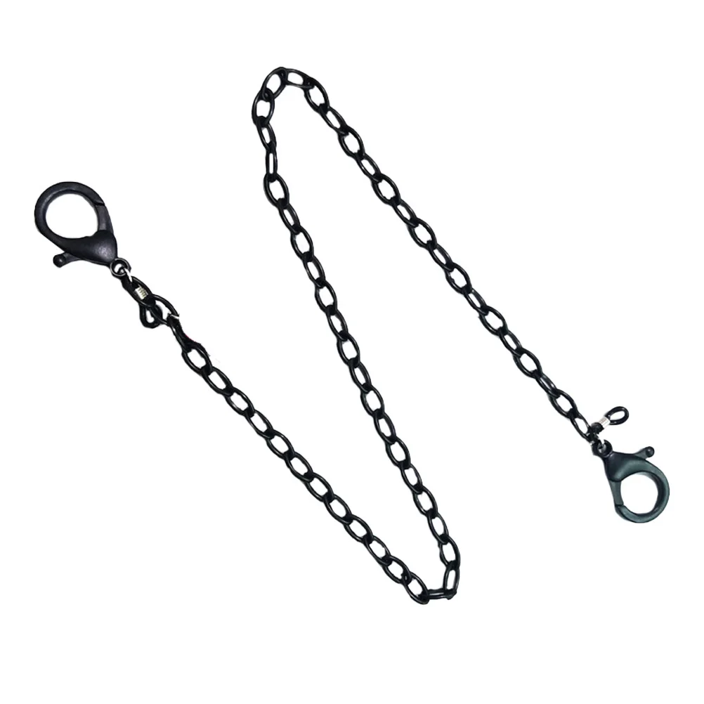 

1Pcs Mask Lanyard Black Acrylic Non-Skid Durable Face Mask Strap Practical Glasses Rope Glasses Rope Fixed Tool
