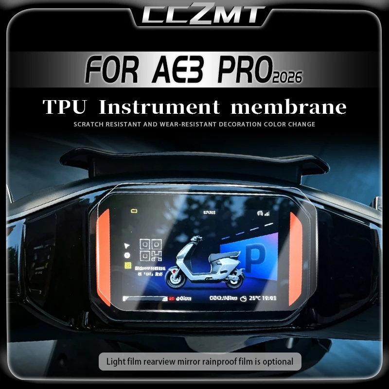 

For ZEEHO AE3 PRO ae3 pro 2026 Motorcycle Instrument Film Display Screen Film Waterproof Protective Film Modified Accessories