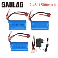 7.4V 1500mAh 2S Lipo Battery For Wltoys 144001 A959-B A969-B A979-B K929-B 12428 12423 10428 Q39 battery for RC cars toys parts