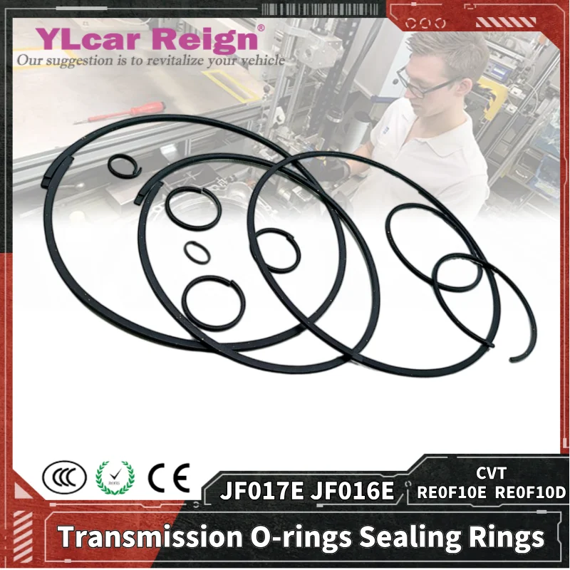 JF017E JF016E CVT8 RE0F10E RE0F10D Automatic Transmission Gearbox O-rings Sealing Ring Oil Seal Rings Kit for Nissan RENAULT