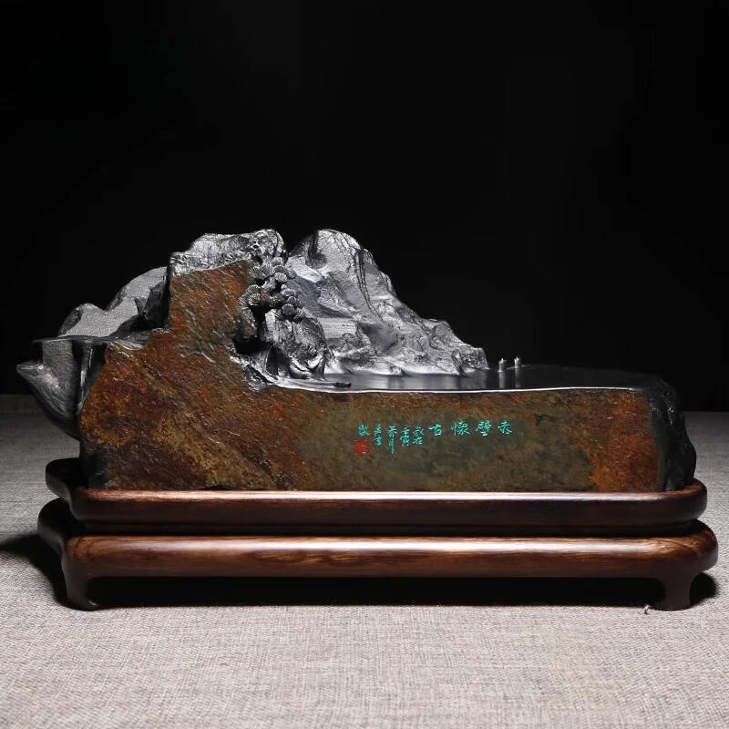 Handmade Chibi Huaigu Four Famous Inkstone Platforms