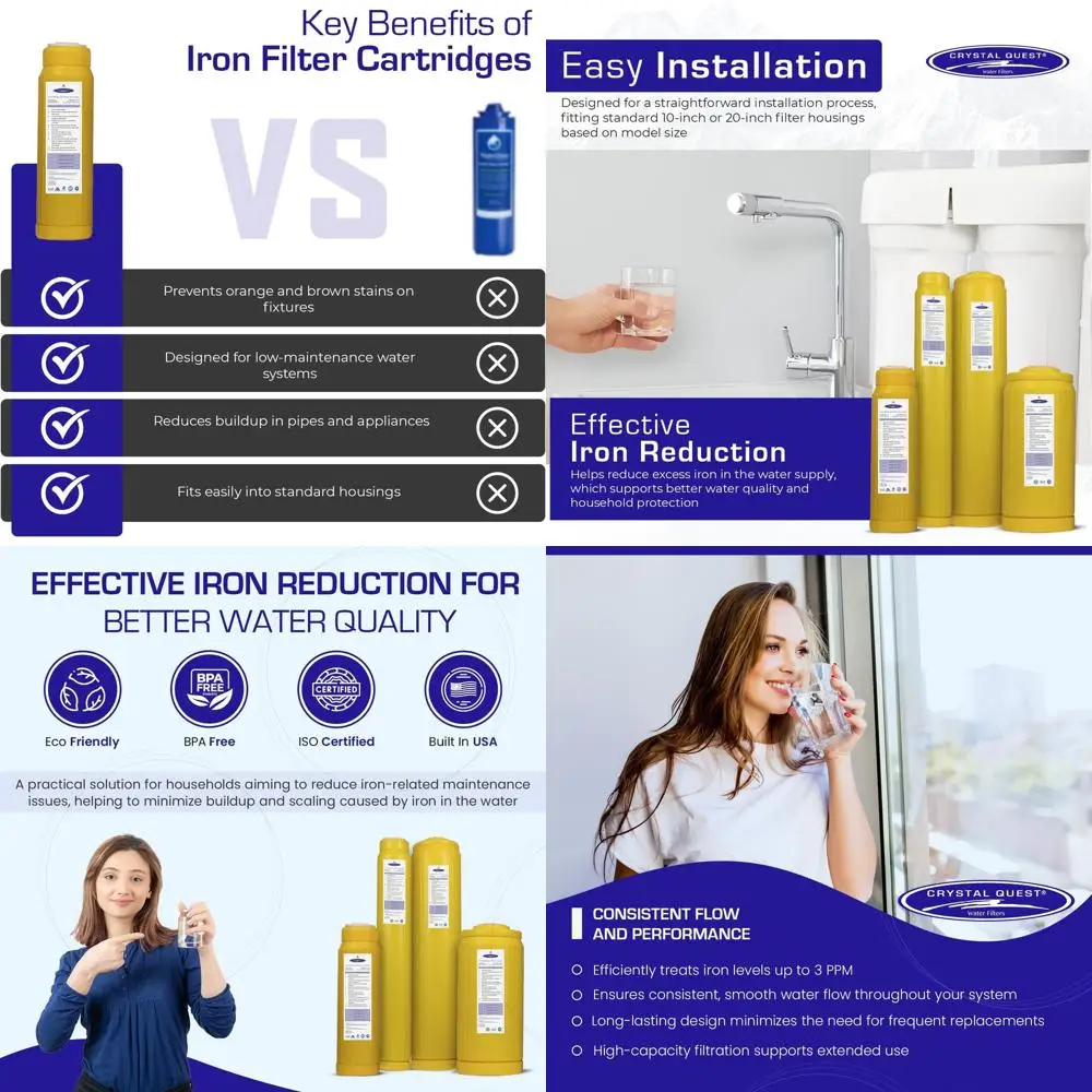 

Улучшитель прозрачности воды: фильтр для уменьшения содержания железа, обеспечивающий чистую и безопасную воду, а также защиту бытовой техники.