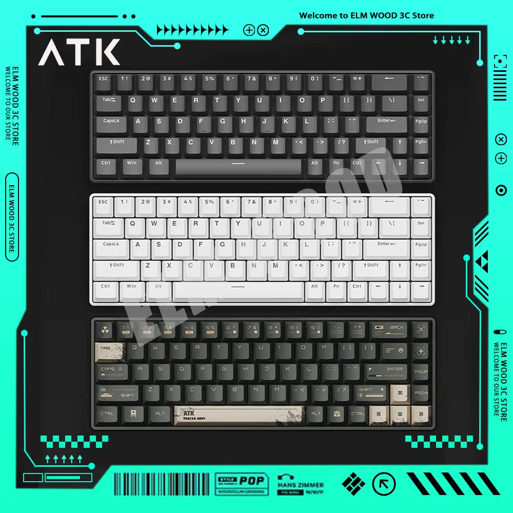 

ATK68 Air Mechanical Keyboard Magnetic Switch Quick Trigger Gaming Keyboard Armor RGB Smart Speed Valorant Pc Gamer Accessories