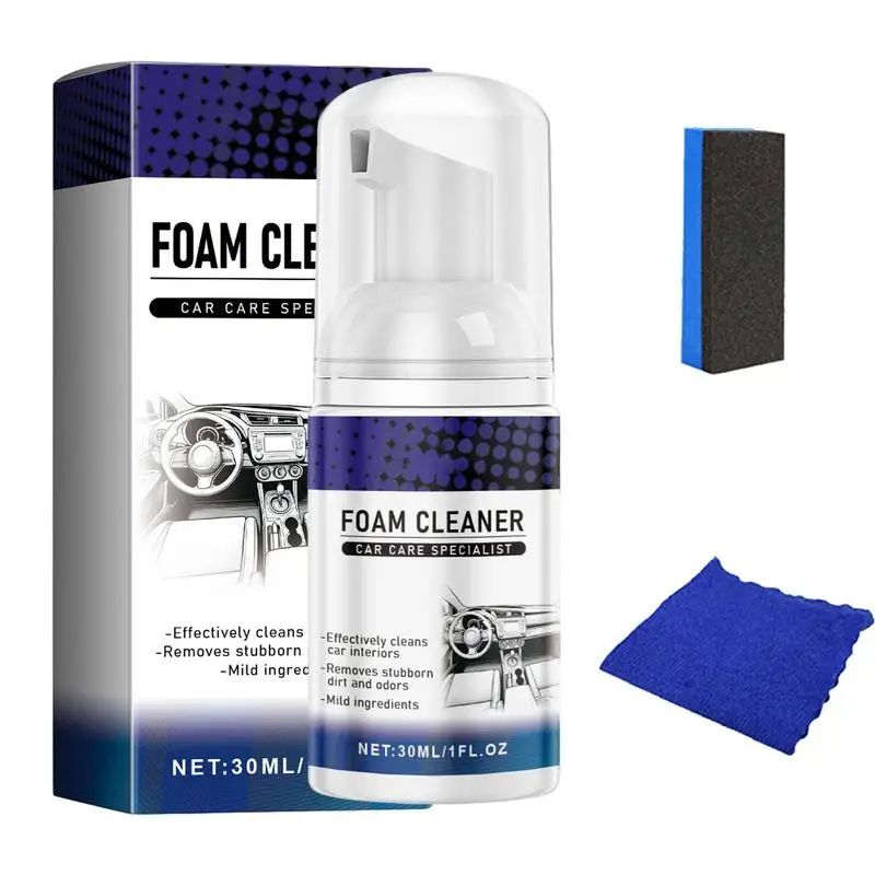 

Car Upholstery Cleaner Foam Spray Multi-Purpose Car Interior Cleaner Vehicle Maintenance Stain Removing Foam Cleaner For SUVs